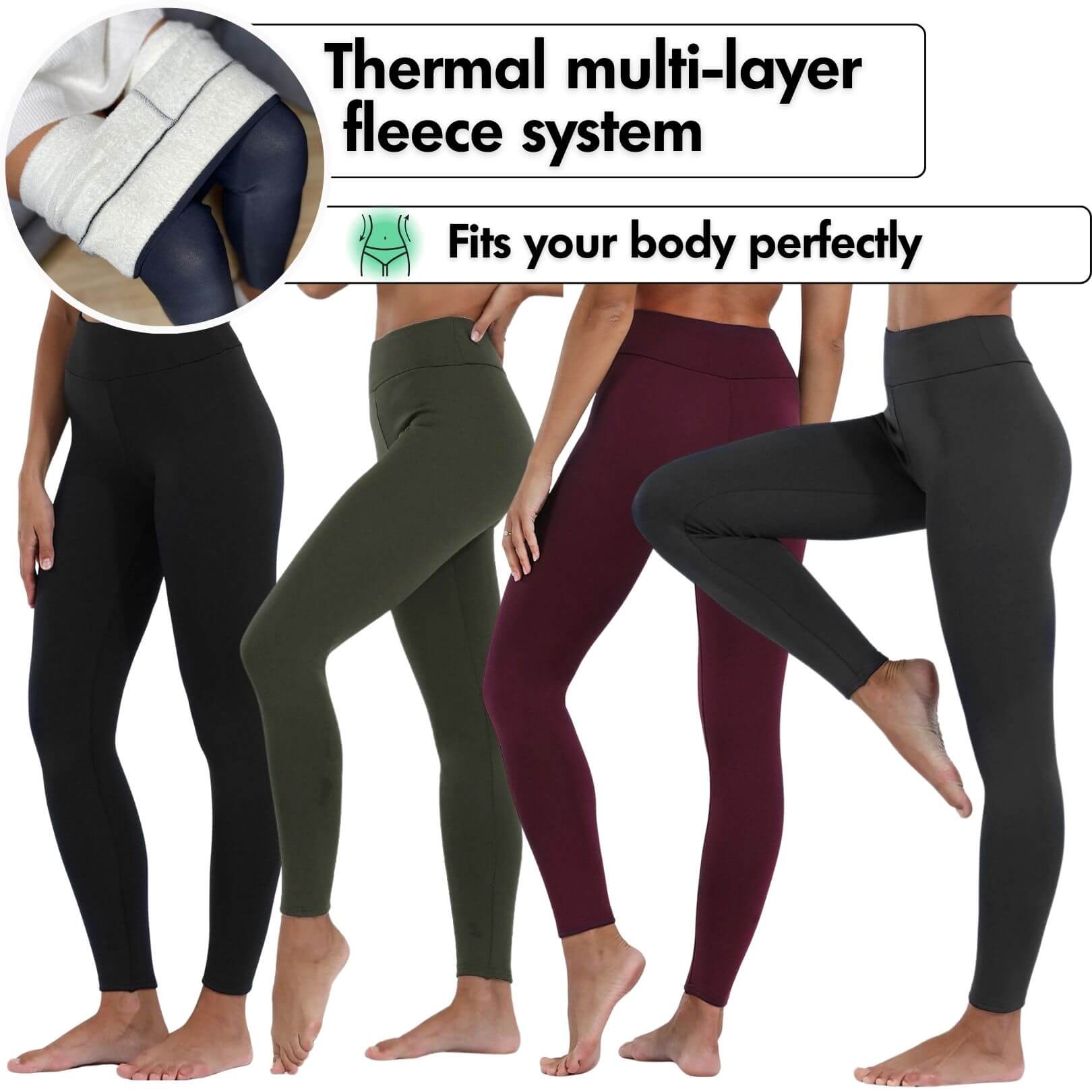 Fleece Leggings - with ThermoPro Technology